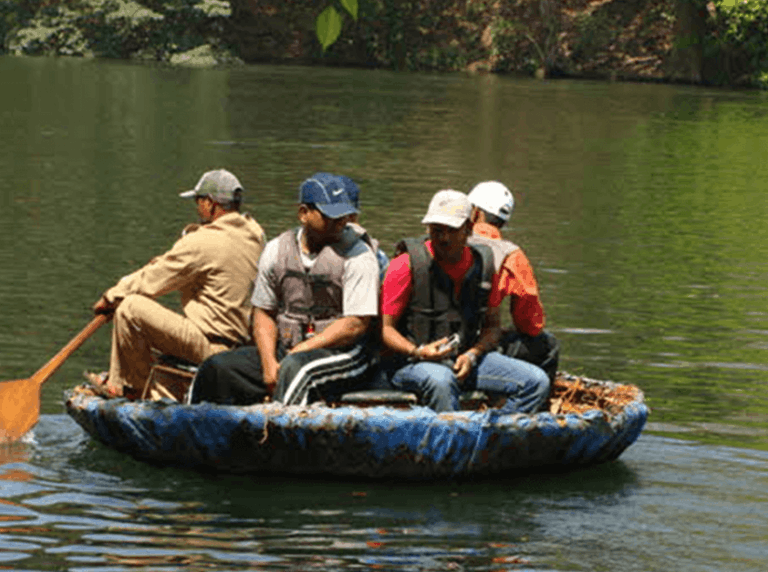 Coracle ride in Dandeli